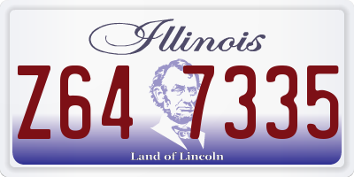 IL license plate Z647335