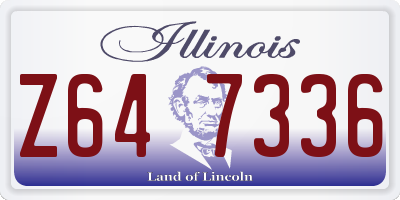 IL license plate Z647336