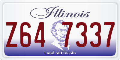 IL license plate Z647337