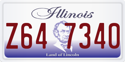 IL license plate Z647340