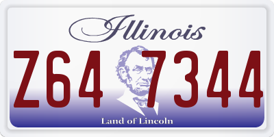 IL license plate Z647344