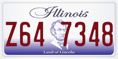 IL license plate Z647348