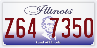 IL license plate Z647350