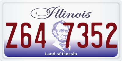 IL license plate Z647352