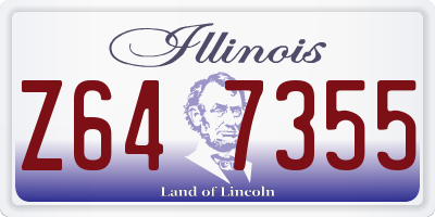 IL license plate Z647355