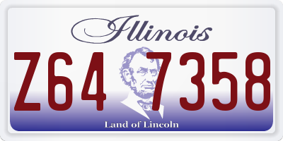 IL license plate Z647358