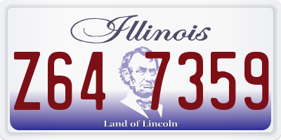IL license plate Z647359