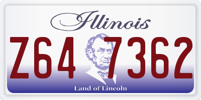 IL license plate Z647362