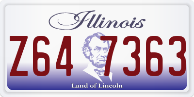 IL license plate Z647363