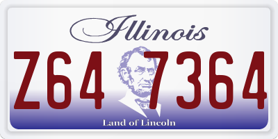 IL license plate Z647364