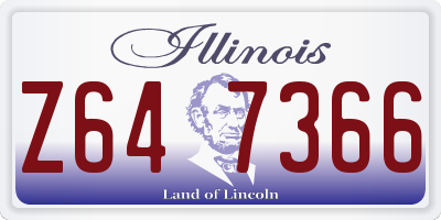 IL license plate Z647366