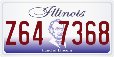 IL license plate Z647368