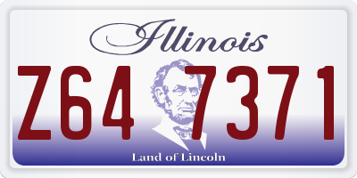 IL license plate Z647371
