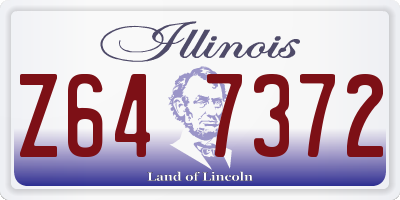 IL license plate Z647372
