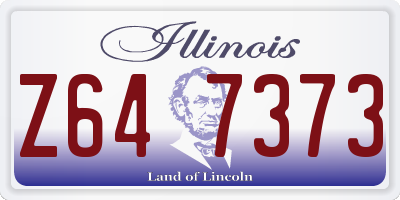 IL license plate Z647373