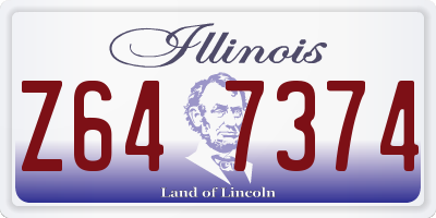 IL license plate Z647374