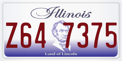 IL license plate Z647375