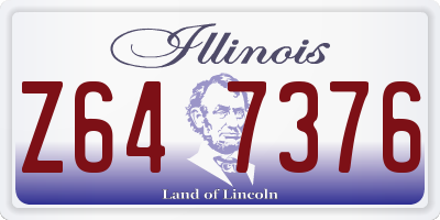 IL license plate Z647376