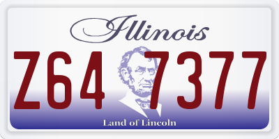 IL license plate Z647377