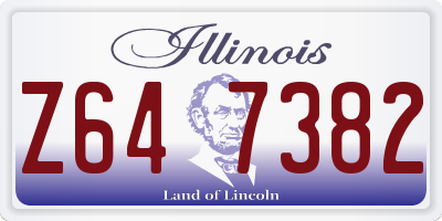 IL license plate Z647382