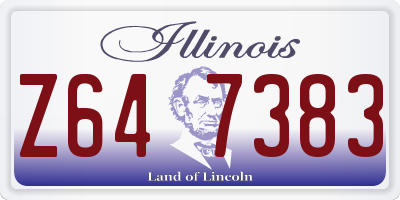 IL license plate Z647383