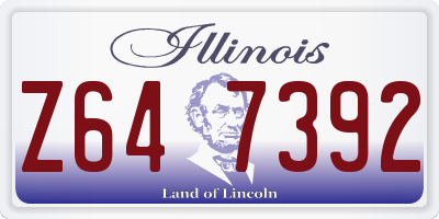 IL license plate Z647392