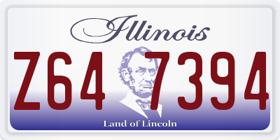 IL license plate Z647394