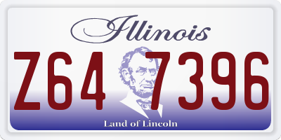 IL license plate Z647396