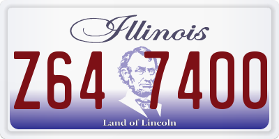 IL license plate Z647400