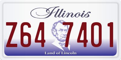 IL license plate Z647401