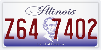 IL license plate Z647402