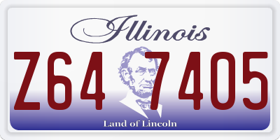 IL license plate Z647405