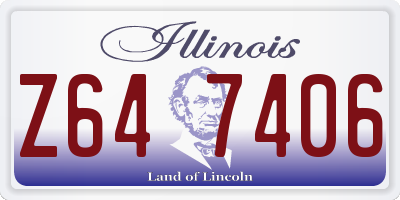IL license plate Z647406
