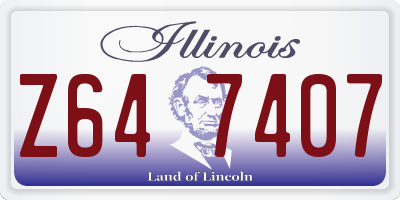 IL license plate Z647407