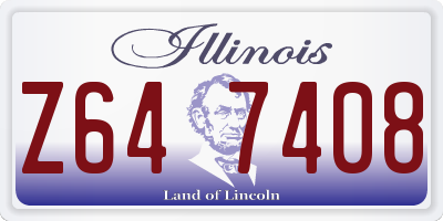 IL license plate Z647408