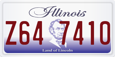 IL license plate Z647410