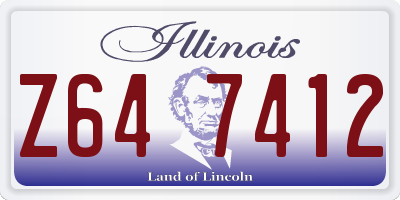 IL license plate Z647412