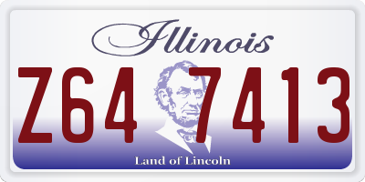 IL license plate Z647413