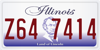 IL license plate Z647414