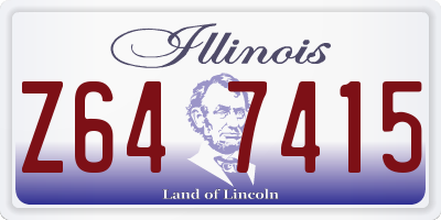 IL license plate Z647415