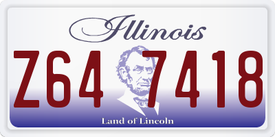 IL license plate Z647418