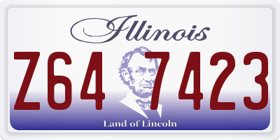 IL license plate Z647423