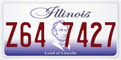 IL license plate Z647427