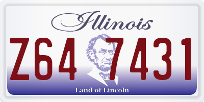 IL license plate Z647431