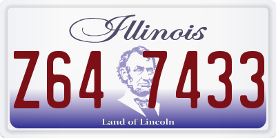 IL license plate Z647433
