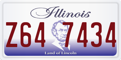IL license plate Z647434
