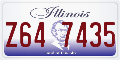 IL license plate Z647435