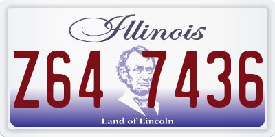 IL license plate Z647436