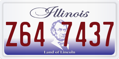 IL license plate Z647437