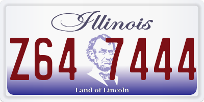 IL license plate Z647444